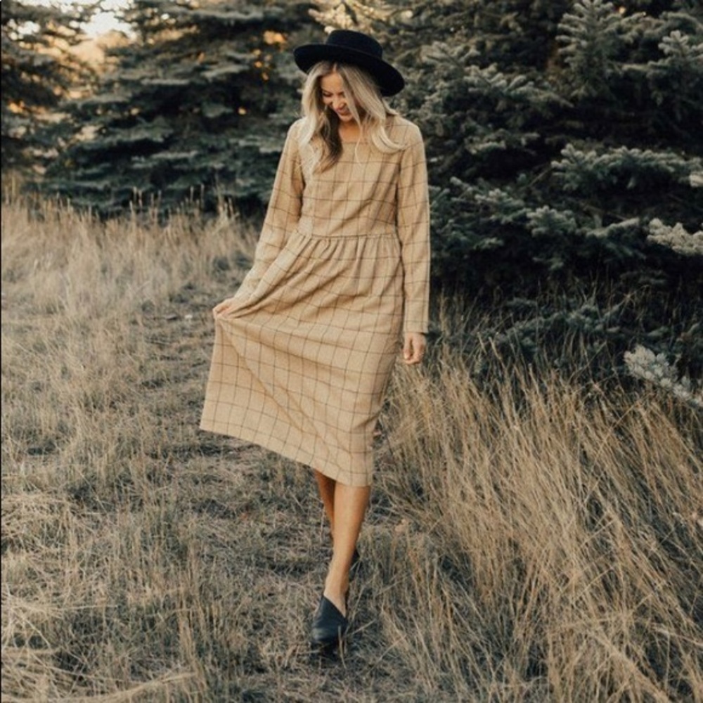 Roolee windowpane dress